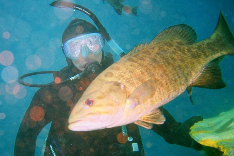 Eric on Checkout with fish