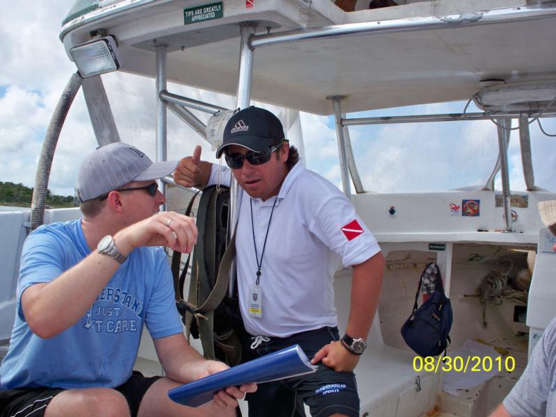 Dive boat Cozumel 2010