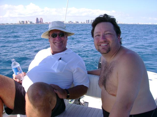 Me (R) & Best Friend Tim (L) Offshore in Ft Liquordale