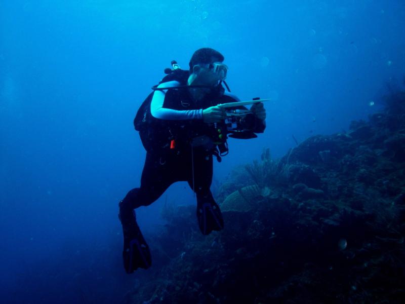 DiveBuddy Neil...doing what he does best