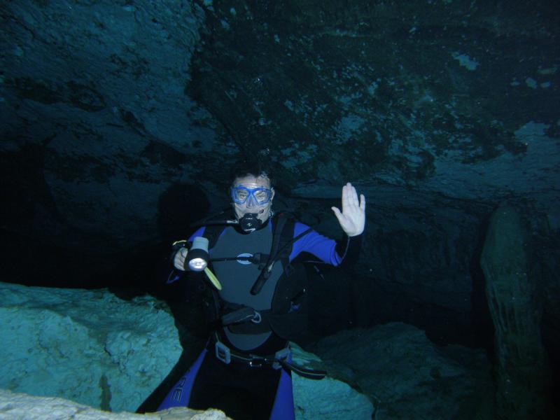 Duece in Dos Ojos Cenote