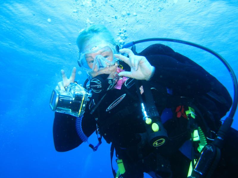first time with a camera! Cozumel 2009