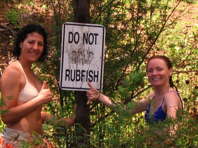 DO NOT RUB FISH.......