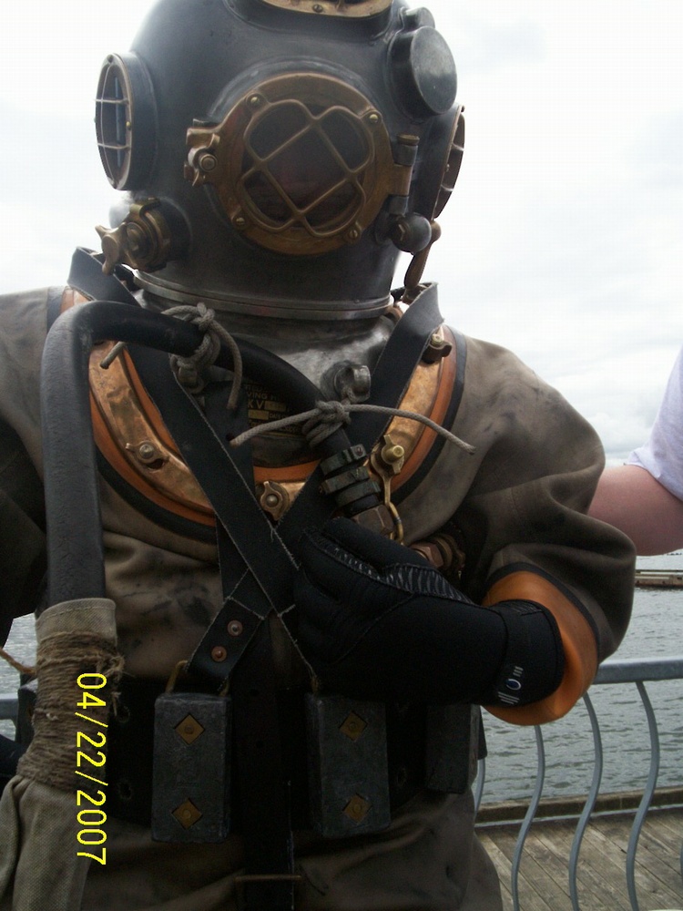 me in a mark 5 helmet, just as i got out of the water and onto the dock.