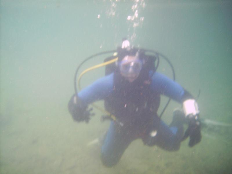 Me ruining visibility with my fins