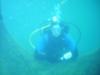 Me posing inside the suspended ring, Mac Robeson Quarry