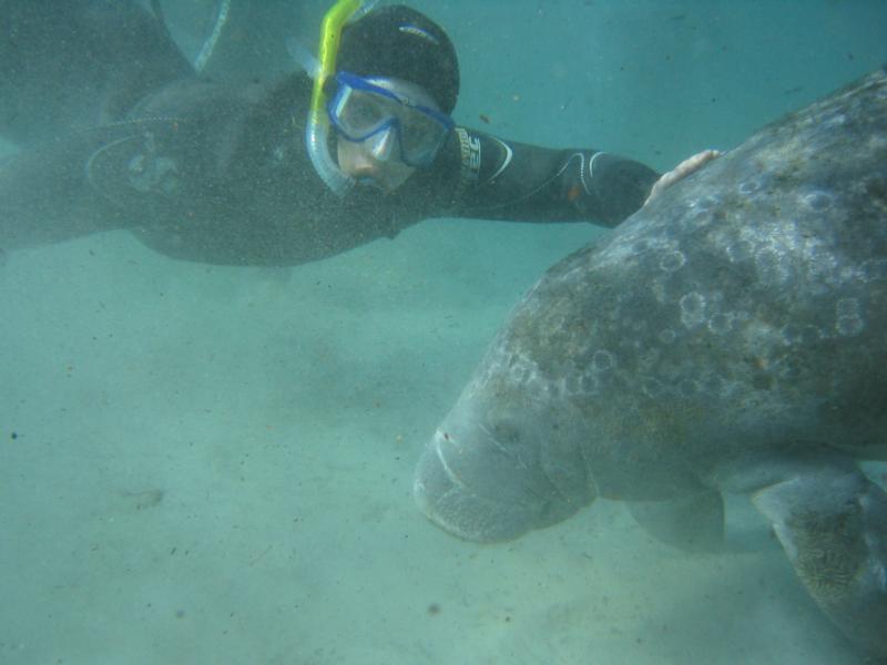 Me with Manatee