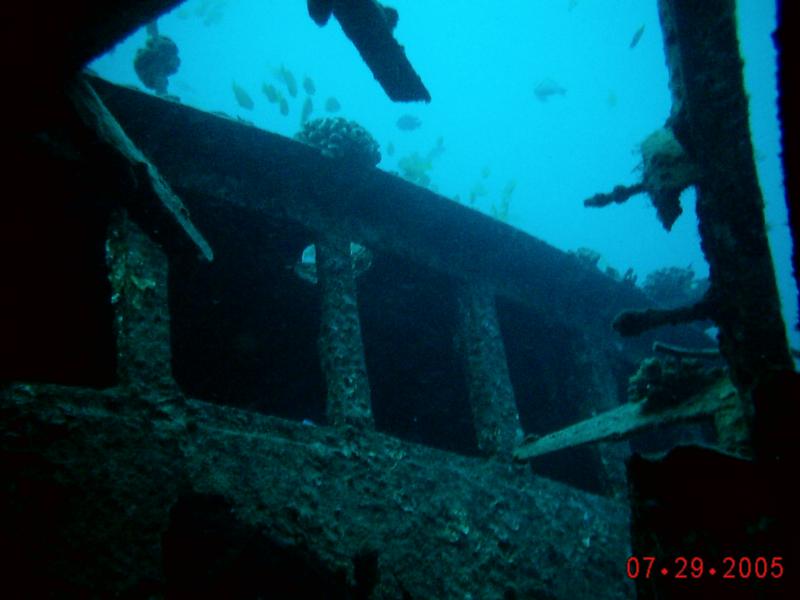 Wheelhouse of the YO-257- Oahu, Hawaii