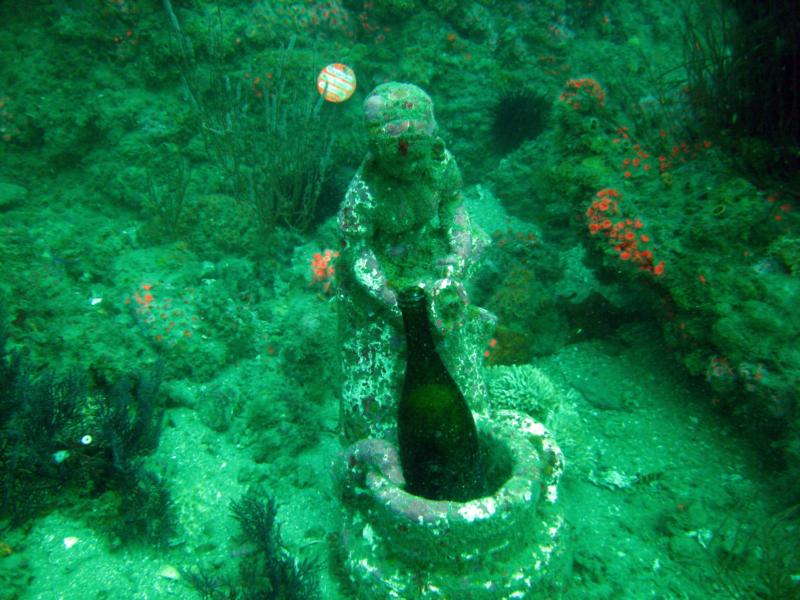 Statue at Ted’s Pinnacle, Old Marineland