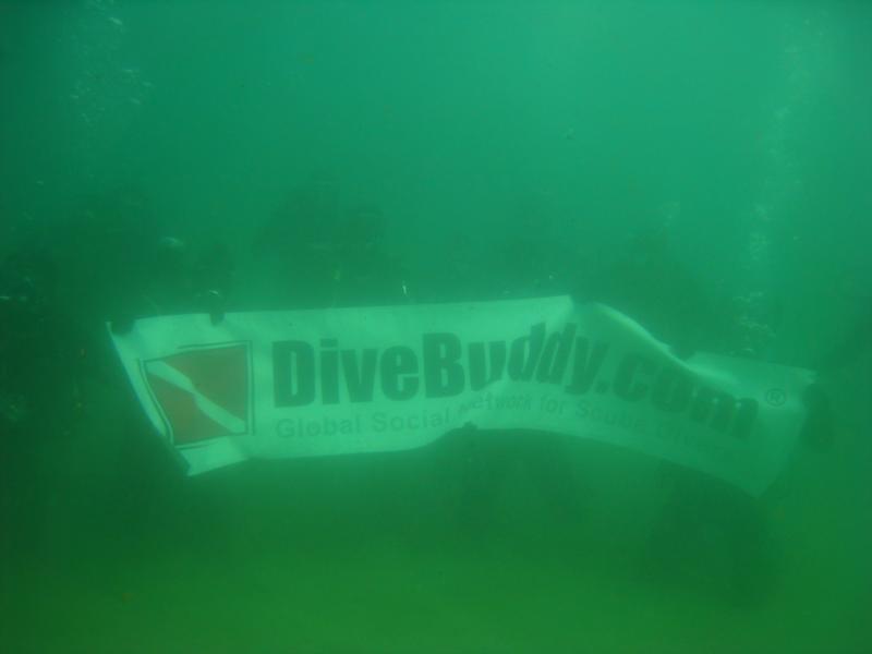 22 divers + sand = bad viz!