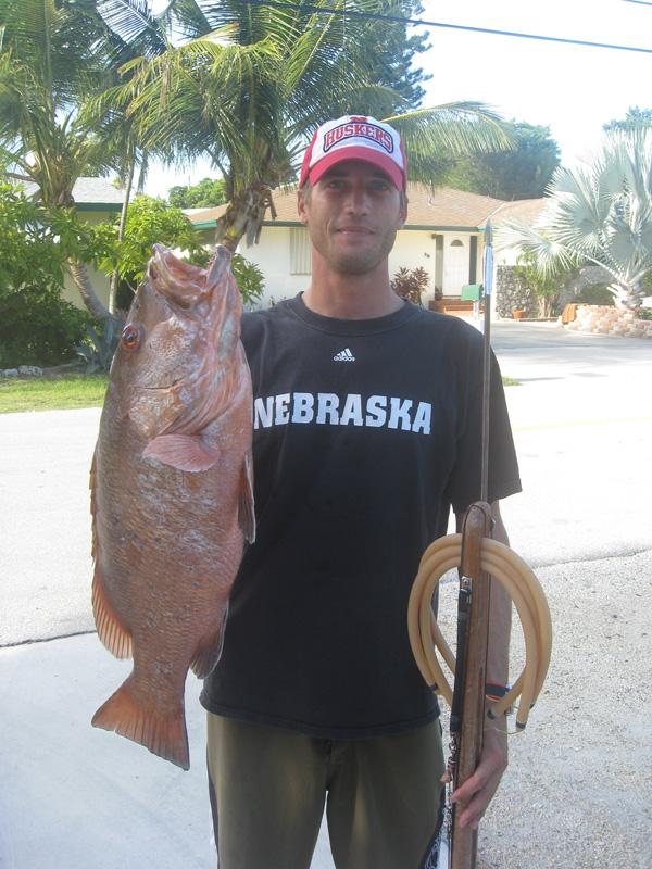 17 pound cubera snapper, deceased