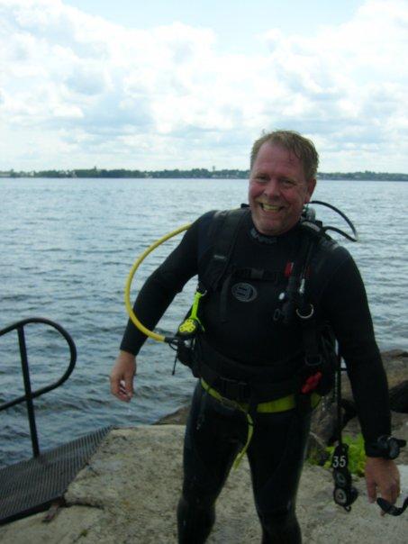 First time of dry land after OW cert dives