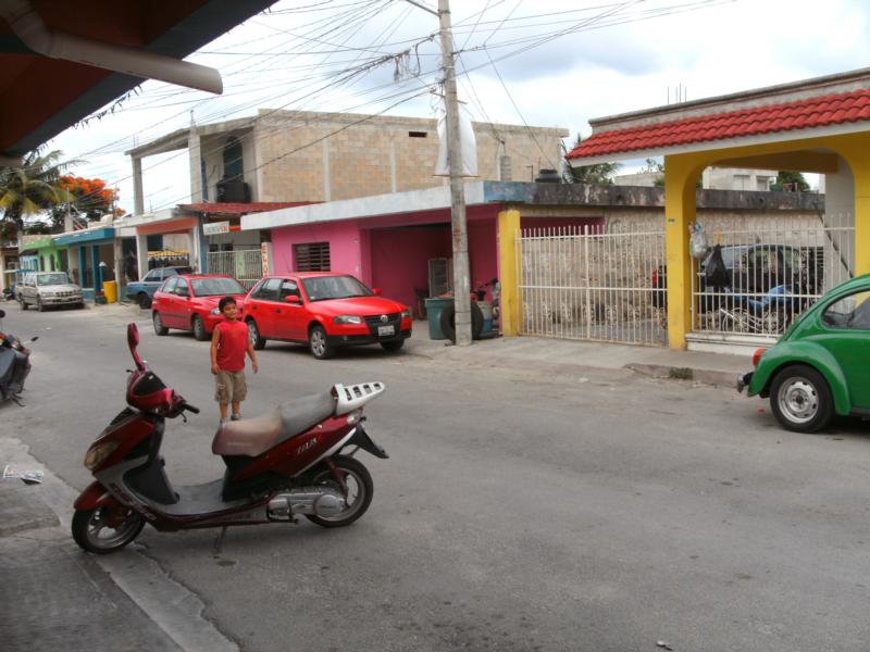 Outside El Moro’s Cozumel