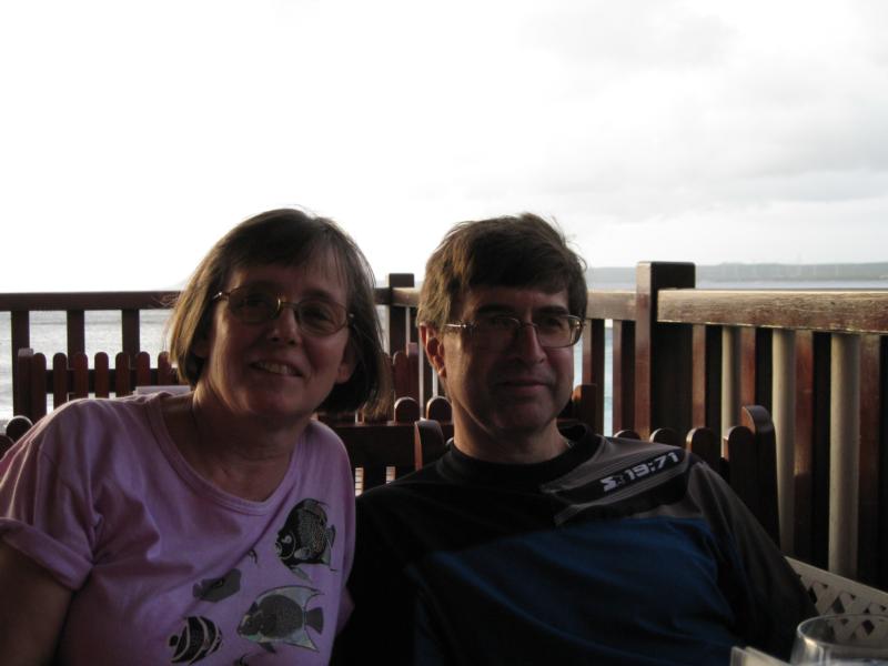 Regis and his wife, Patty.  Bonaire