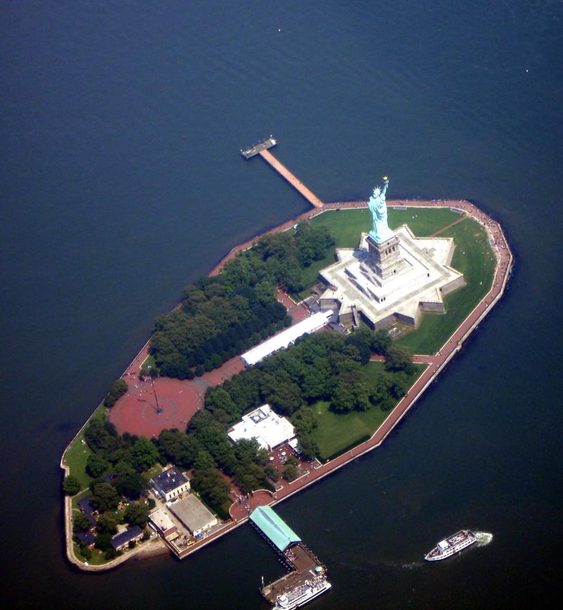 The Statue of Liberty (from above),  NY_2008 