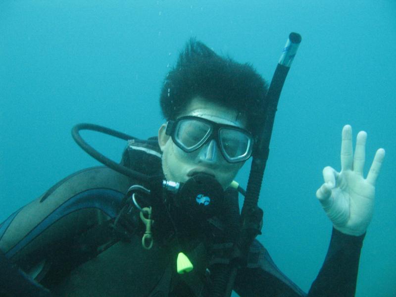 Me underwater - Tioman 2006