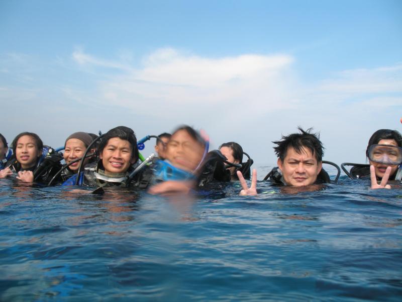 After dive - Tioman 2006