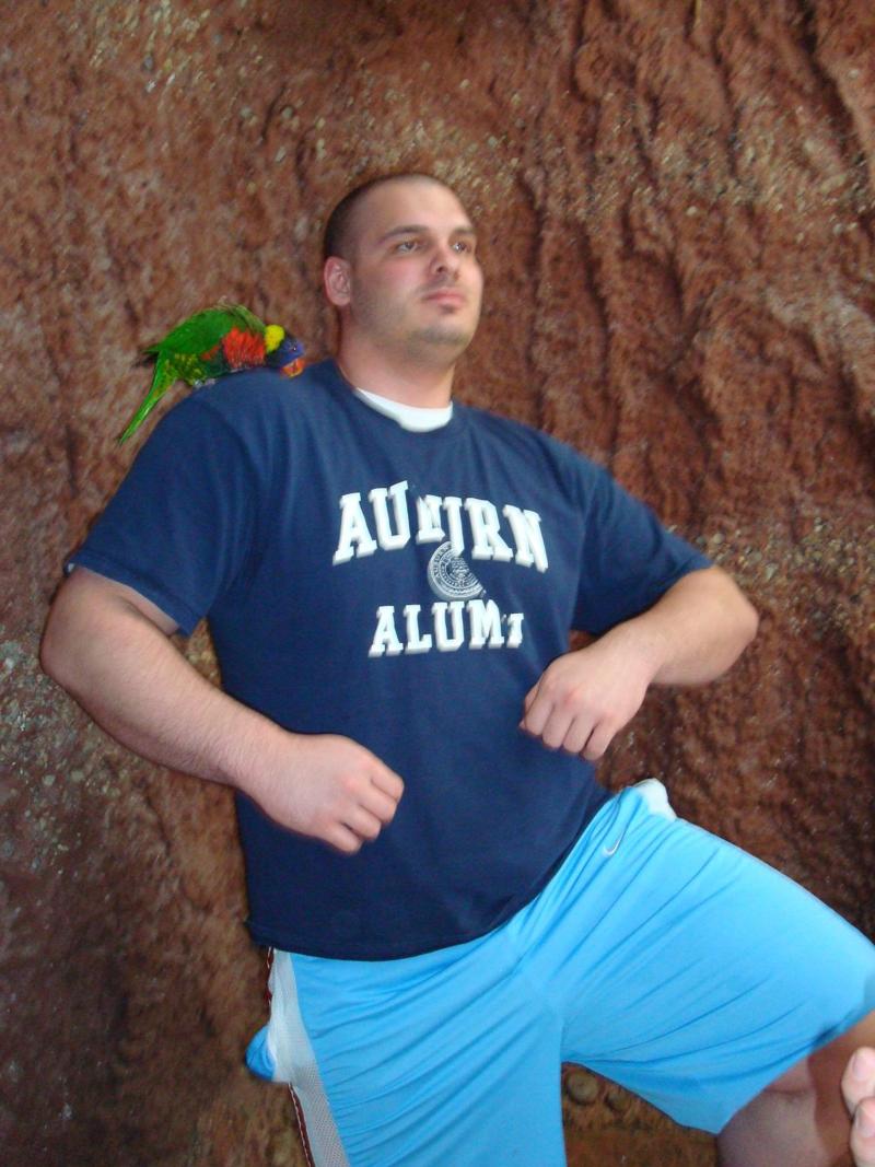 Me with a parrot