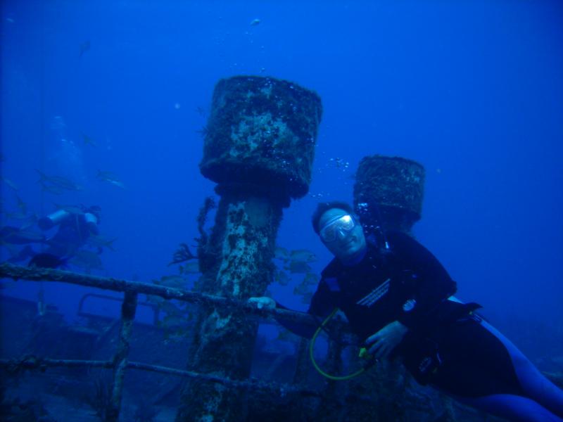 Hanging out on deck