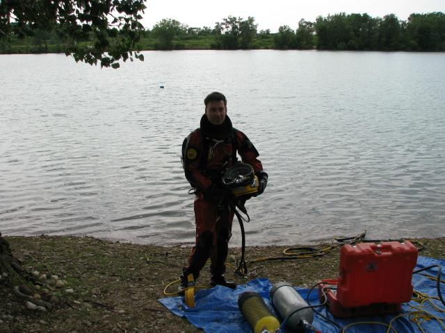 me diving in Illinois