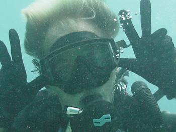 under water in the keys