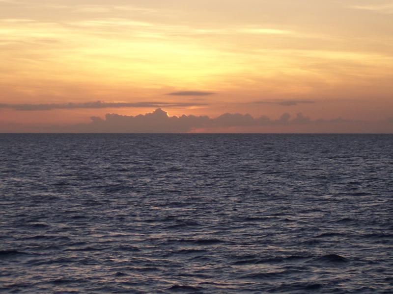 Sunset on CHIna sea