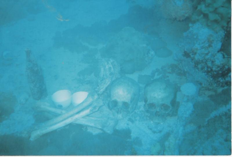 WWII casualties at Truk Lagoon