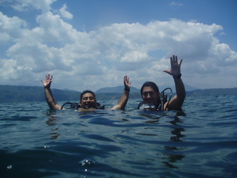 Diving Lago de Ilopango ,El Salvador 