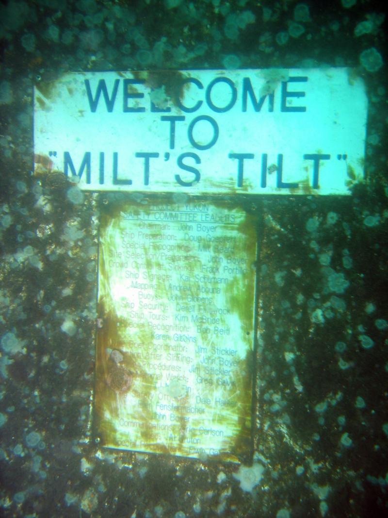 08/29/2009 - H.M.C.S. Yukon Wreck