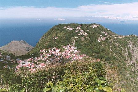 Saba - view of Windwardside