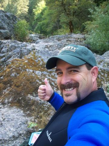 Me Diving at the Yuba River