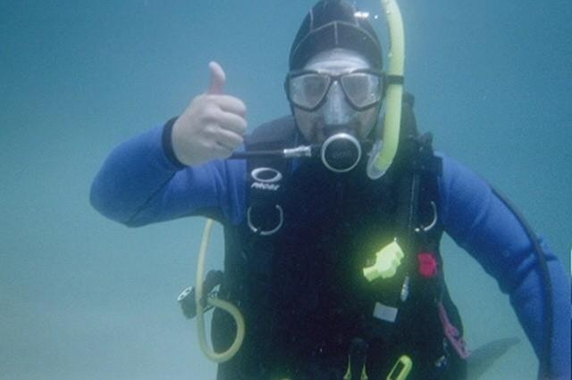 Me diving Meeks Bay Lake Tahoe