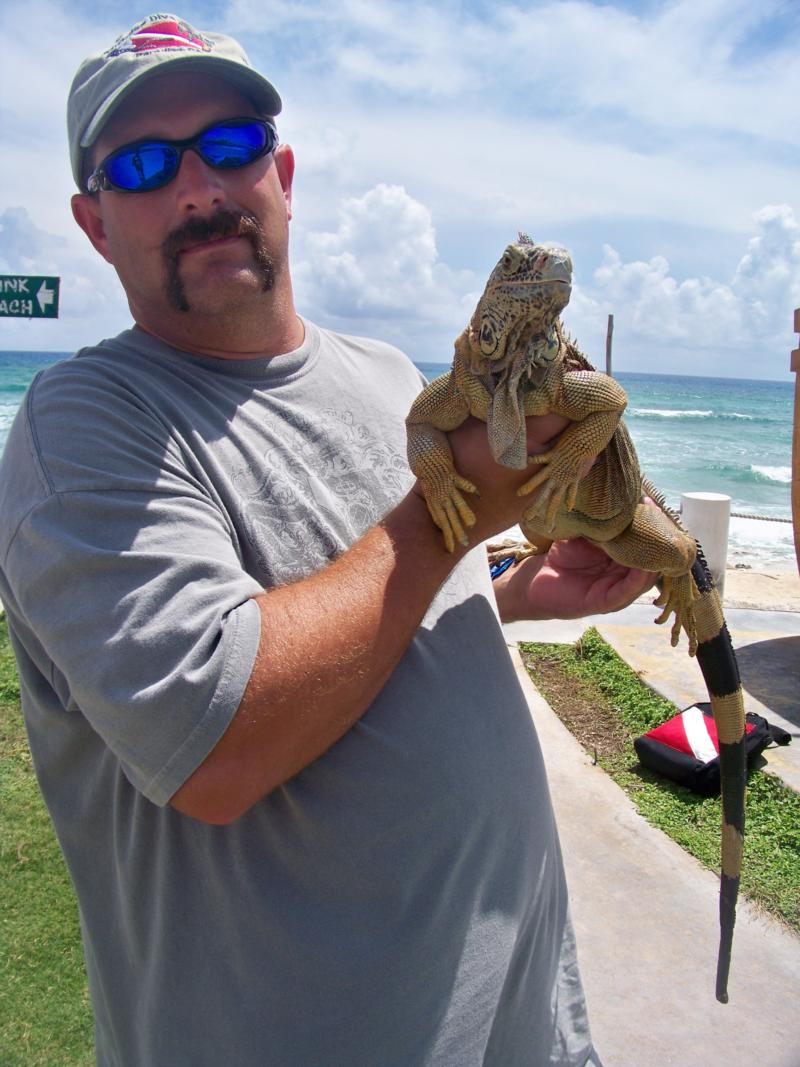 Jeff and his buddy Cozumel