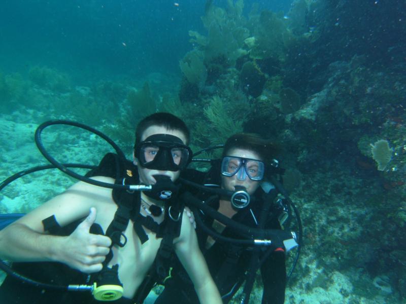 My son and I in Key Largo, FL