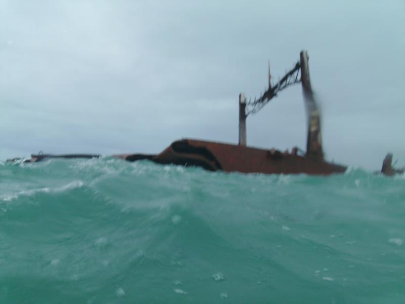 wreck diving Punta Cana rough right before Faye
