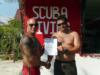 Congrats to Kevin from Belgum for finishing the Divemaster program