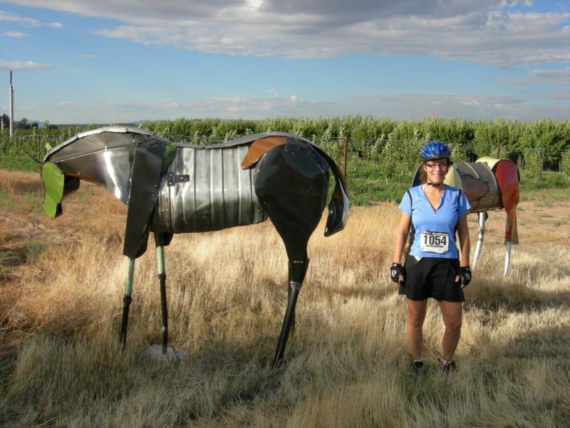 Goofy pic of me, but the horses in this part of the country were so oddly tame!