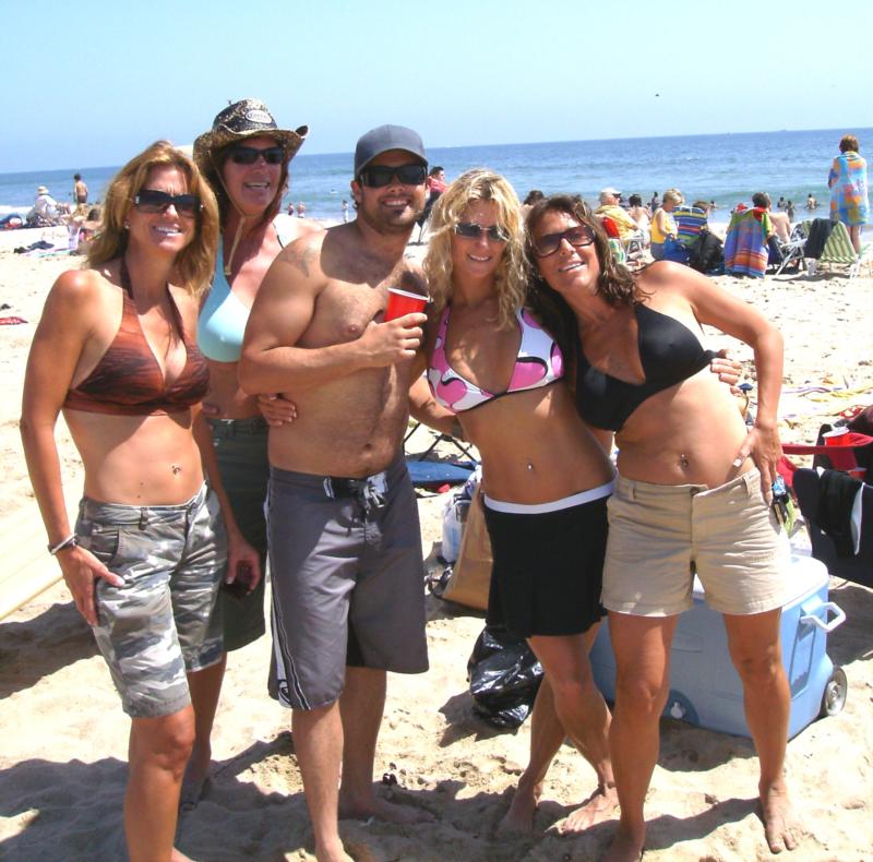 My BF Jason and the girls in HB