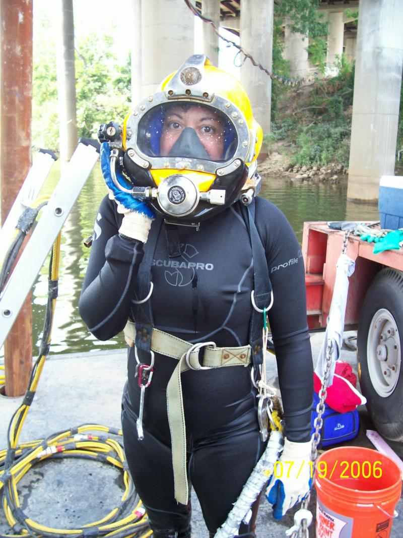 hard hat diving