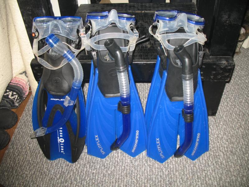 our snorkeling gear