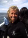 Me on the Dive Boat After Diving!  Princess Cays, Bahamas!