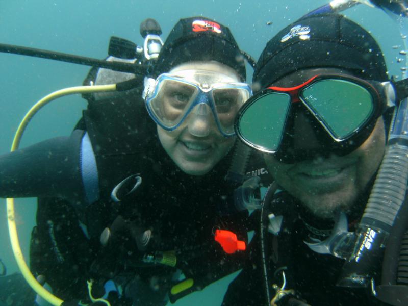 Di and Me in Catalina 7-09