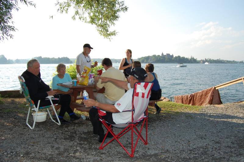 Dive Club Members Picnic at A-Bay