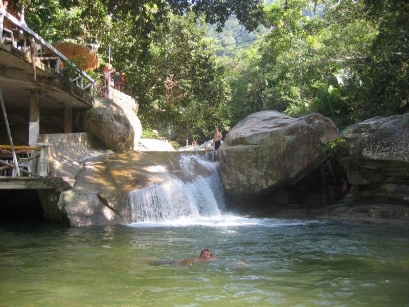 Freshwater Spring in Mismaloya.  This is the set where they filmed the movie ’Predator’