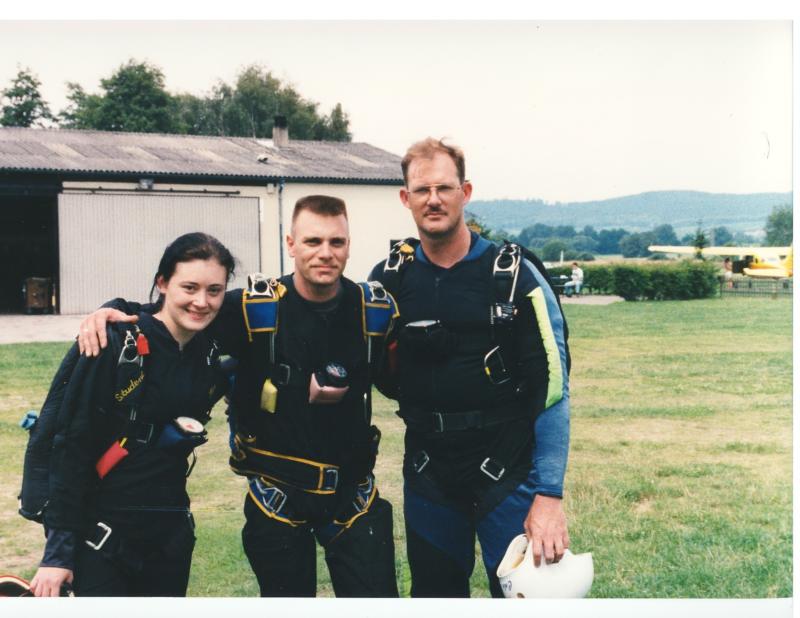 Sky diving in Sweghoffen GE