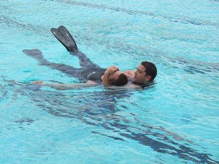 Rescue diving 