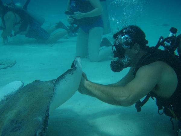 Me and a stingray, grand caymen