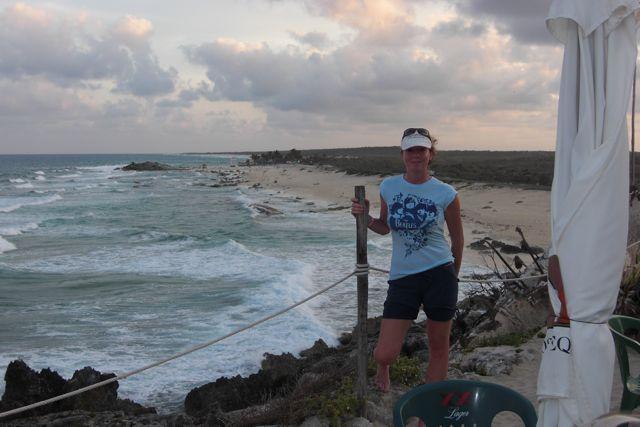 View from Coconut’s Bar and Grill, Cozumel