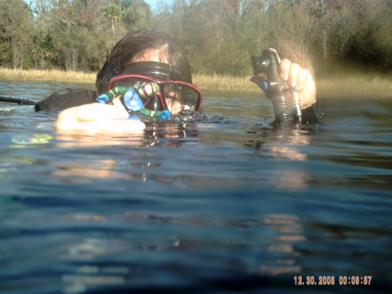 lilbuddy and michelle @ rainbow river