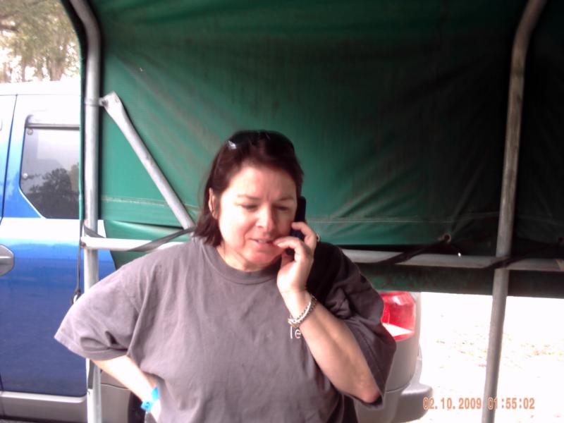 michelle on phone blue grotto